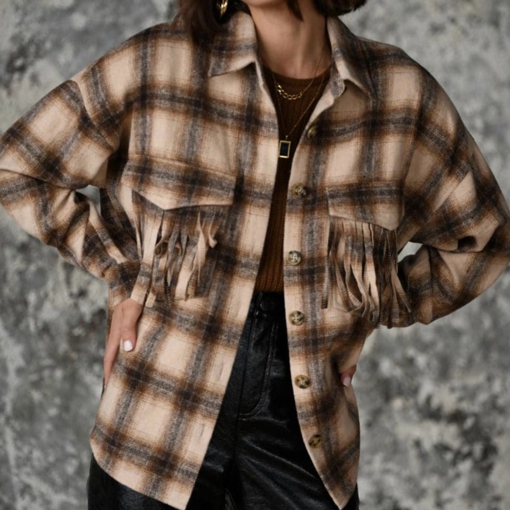 12th Tribe Devin Brown Fringe Jacket